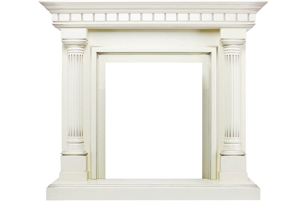Dimplex Dallas очаг Danville Antique Brass FB2 слоновая кость с патиной_2