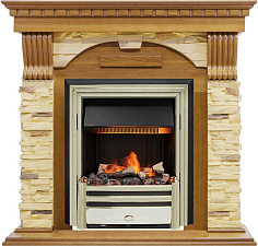 Каминокомплект Dimplex Dublin очаг Cavendish дуб/сланец Dimplex Dublin очаг Cavendish дуб/сланец