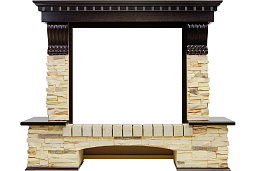 Портал Dimplex Pierre Luxe темный дуб/сланец 1320x400x1000 мм Dimplex Pierre Luxe темный дуб/сланец 1320x400x1000 мм