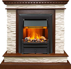 Каминокомплект Dimplex Calgary очаг Brookline Black дуб/сланец белый Dimplex Calgary очаг Brookline Black дуб/сланец белый