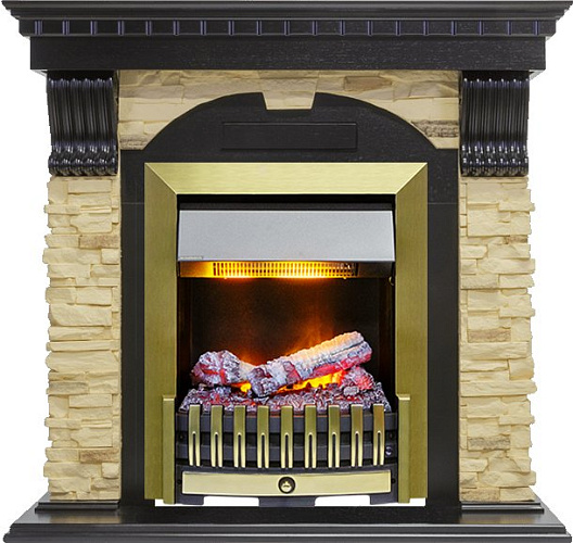 Dimplex Dublin очаг Danville Antique Brass FB2 венге/сланец_0